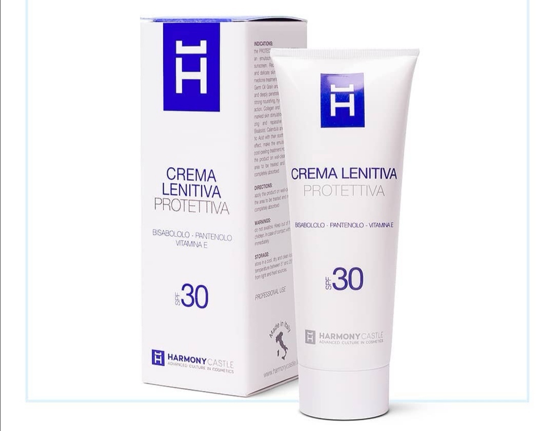 Harmony castle. Успокаивающий защитный крем crema lenitiva protettiva SPF 30. Crema lenitiva protettiva SPF 30 Harmony Castle. Защитный крем +50 SPF космецевтика. Крем Harmony Castle.