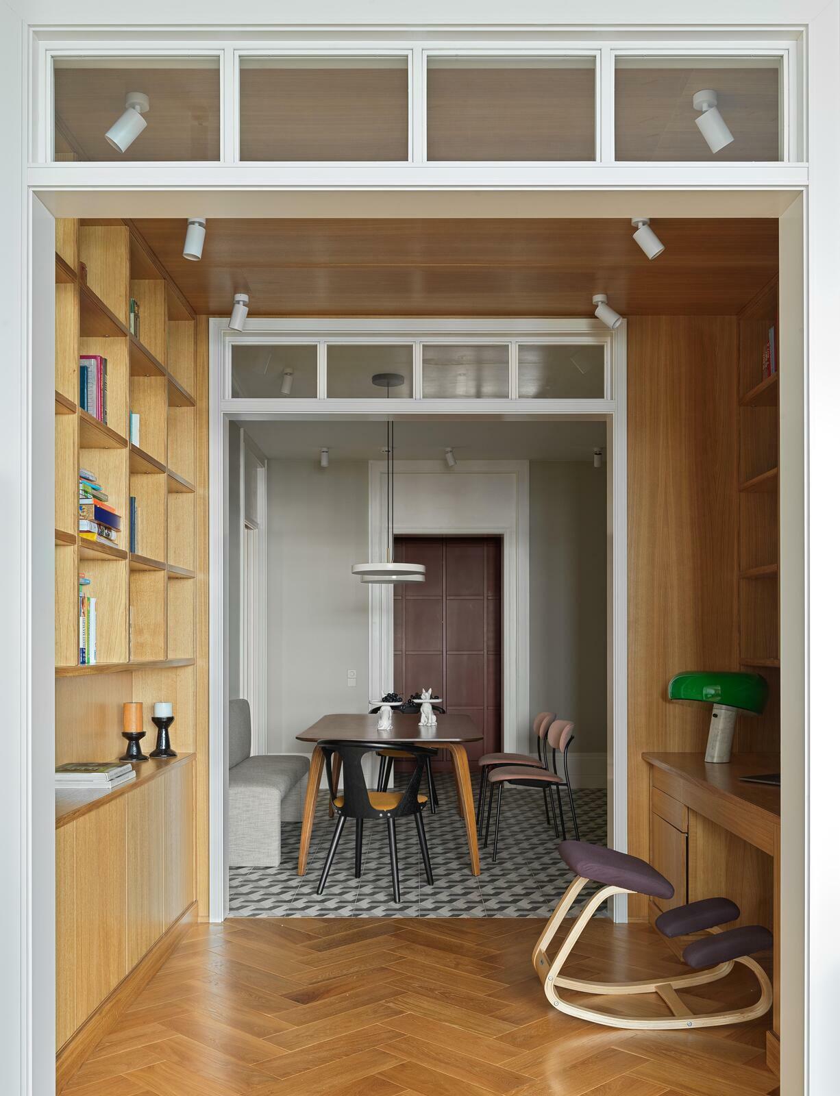 Проходная зона в квартире в ЖК Дирижабль по проекту дизайнера интерьера Екатерины Фёдоровой