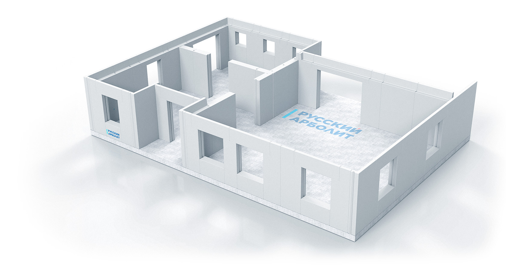 Проект дома из арболитовых панелей 171 м² – SA013