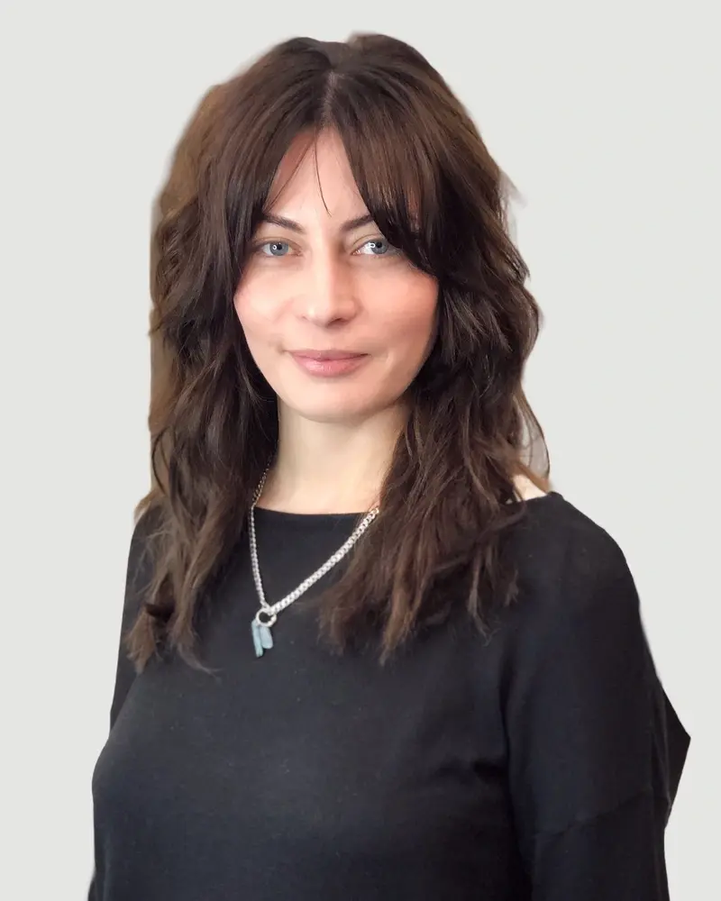 Слои на волнистых волосах