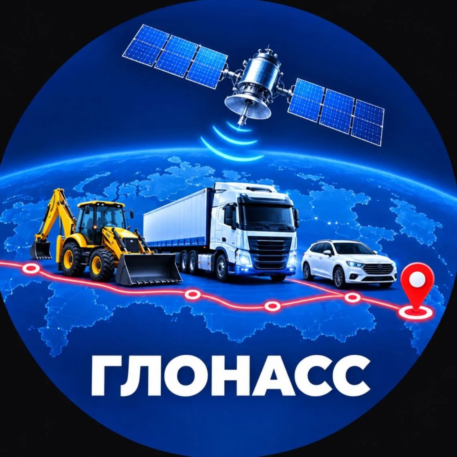 Логотип канала ГЛОНАСС в MAX