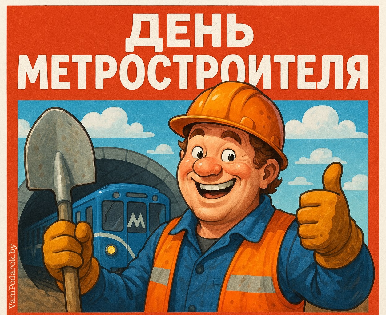 День метростроителя – открытка