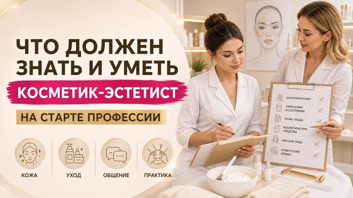 Что должен знать и уметь начинающий косметик-эстетист