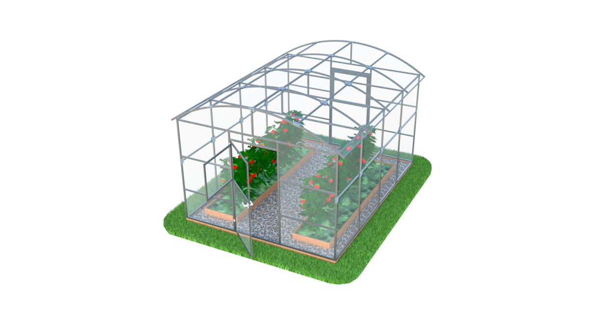 Надёжные теплицы в Омске от завода-производителя. Бесплатная доставка по  городу.