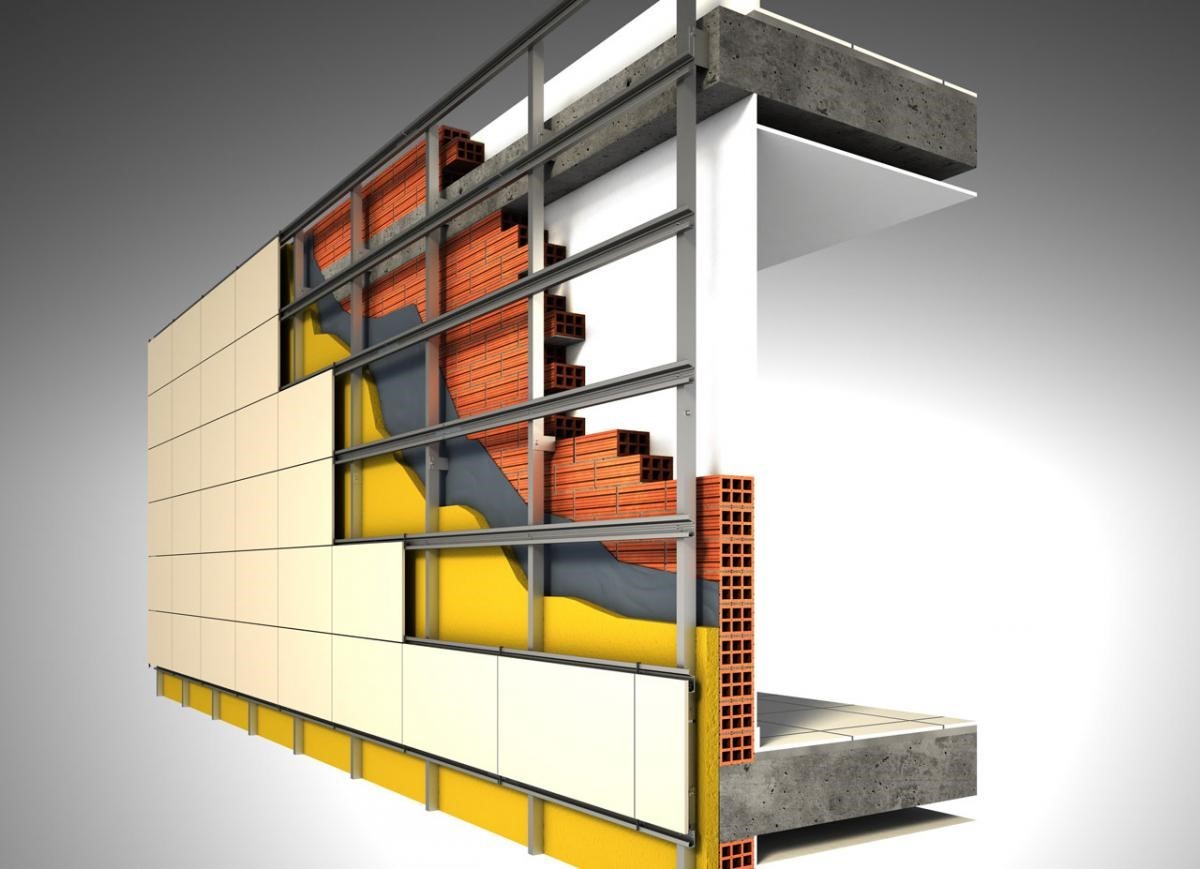 Эффективные схемы утепления в системах навесных вентилируемых фасадов