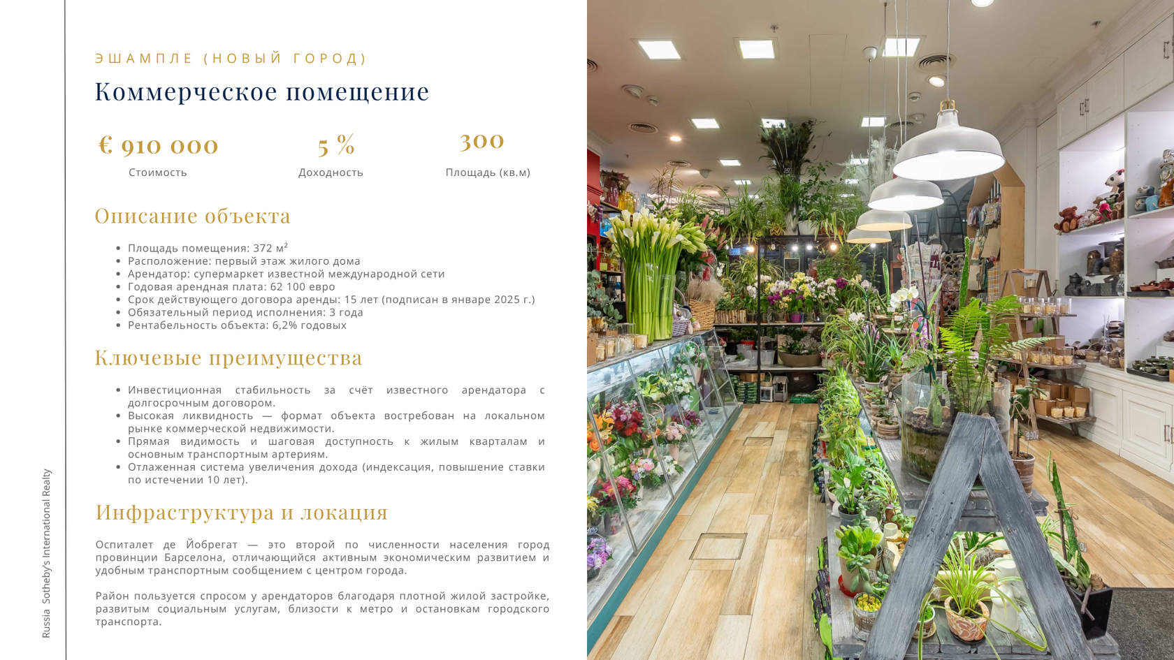 Эшампле, Новый город, 300 м², €910 000, 5%