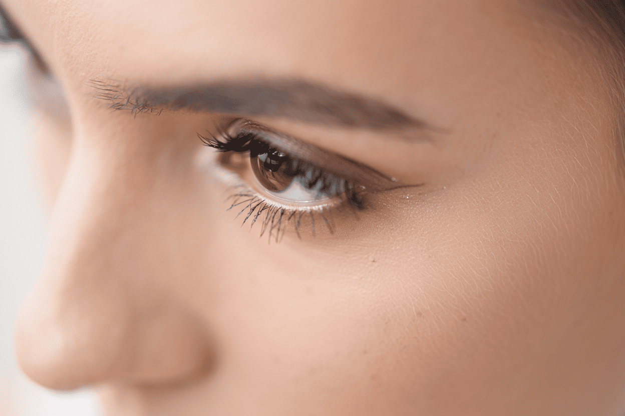 Лисий эффект ресниц