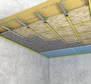 Звукоизоляция потолка под натяжной потолок премиум