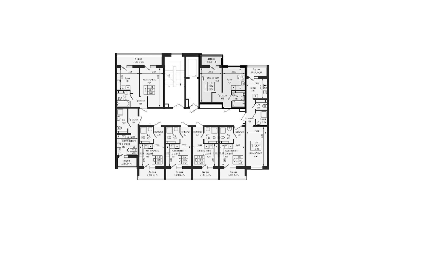 планировка в Ботаника Хилс