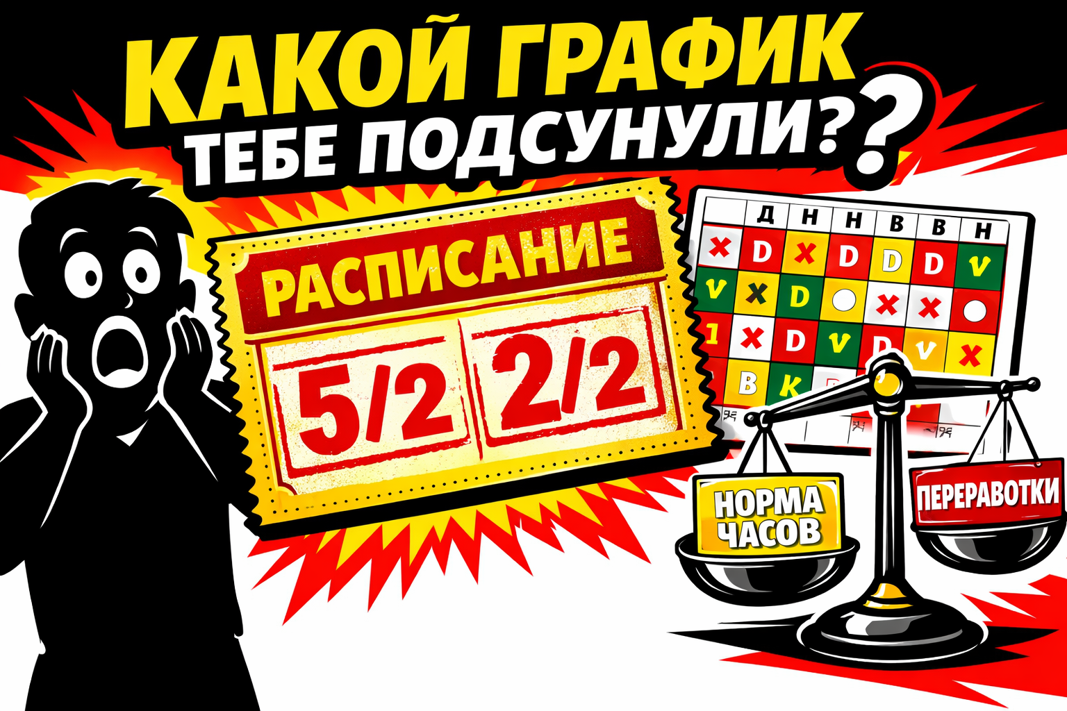 графики работы