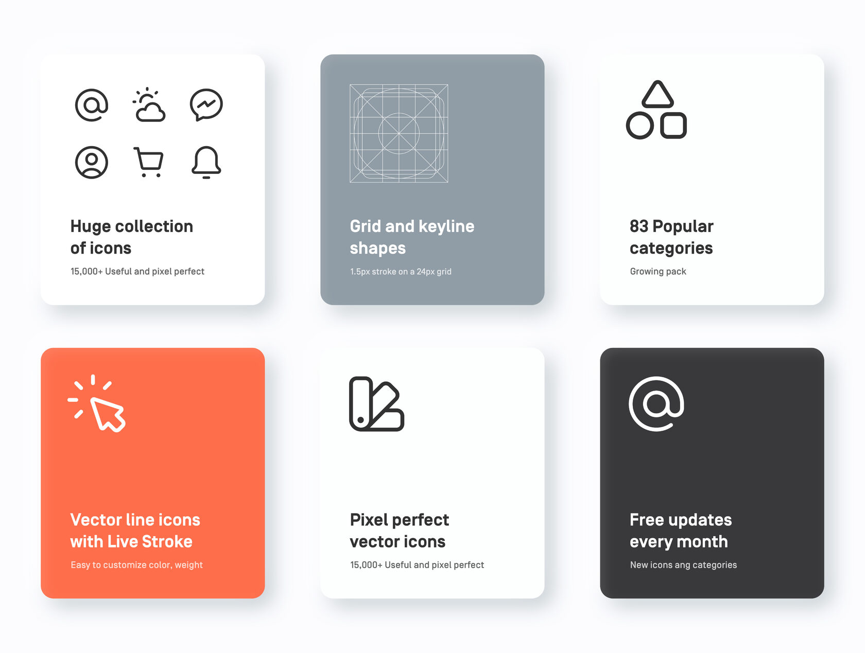Buy Myicons vector line icons library
