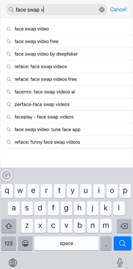 Keyword Explorer помогает DEVGAME проверить поисковую выдачу и посмотреть поисковые подсказки из App Store и Google Play
