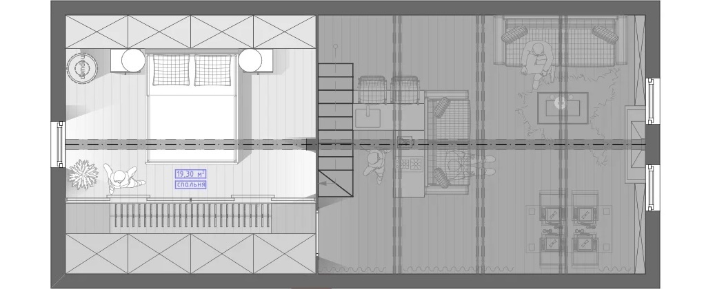 Планировка 2 этаж