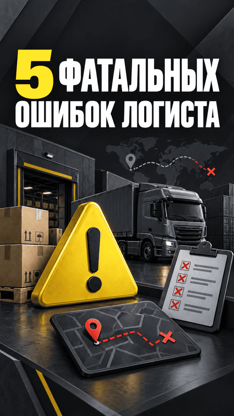 Гайд: 5 фатальных ошибок логиста