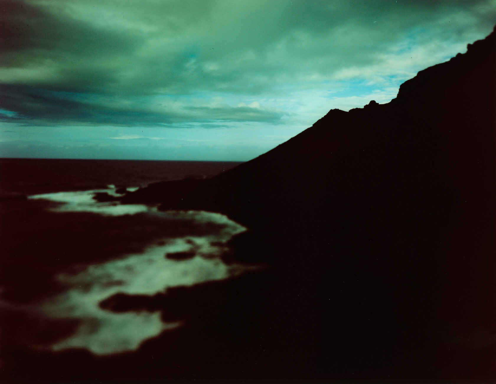 Lava Coast. Lanzarote. 2010. Color Negative 4×5 inch.