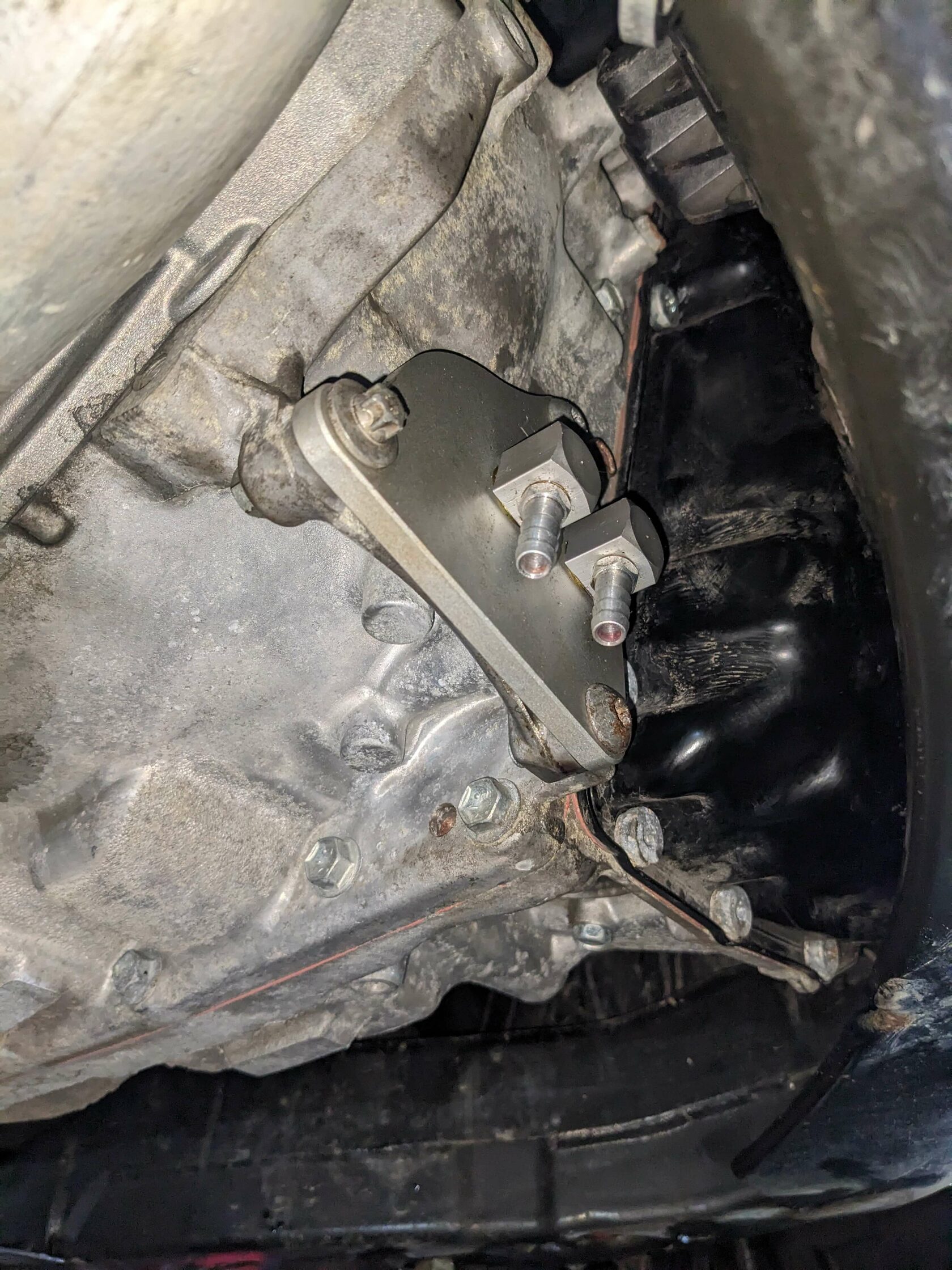 Демонтаж теплообменника АКПП Aisin