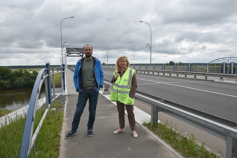 Строительство моста в рогачеве