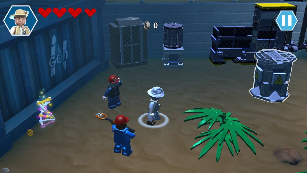 LEGO Jurassic World dinosaur game for mobile