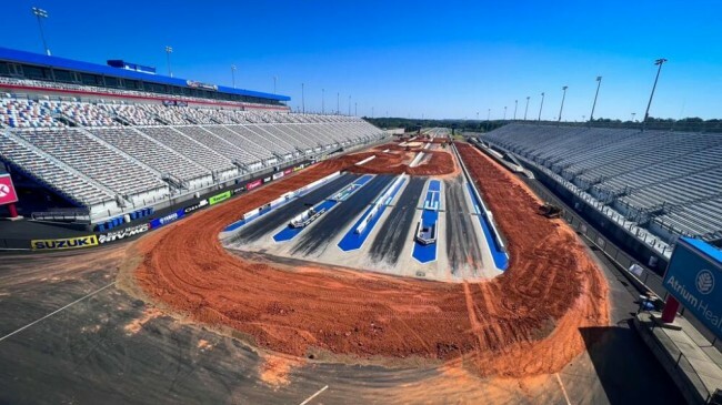 Первые фото: Строительство трассы первого этапа SMX 2023