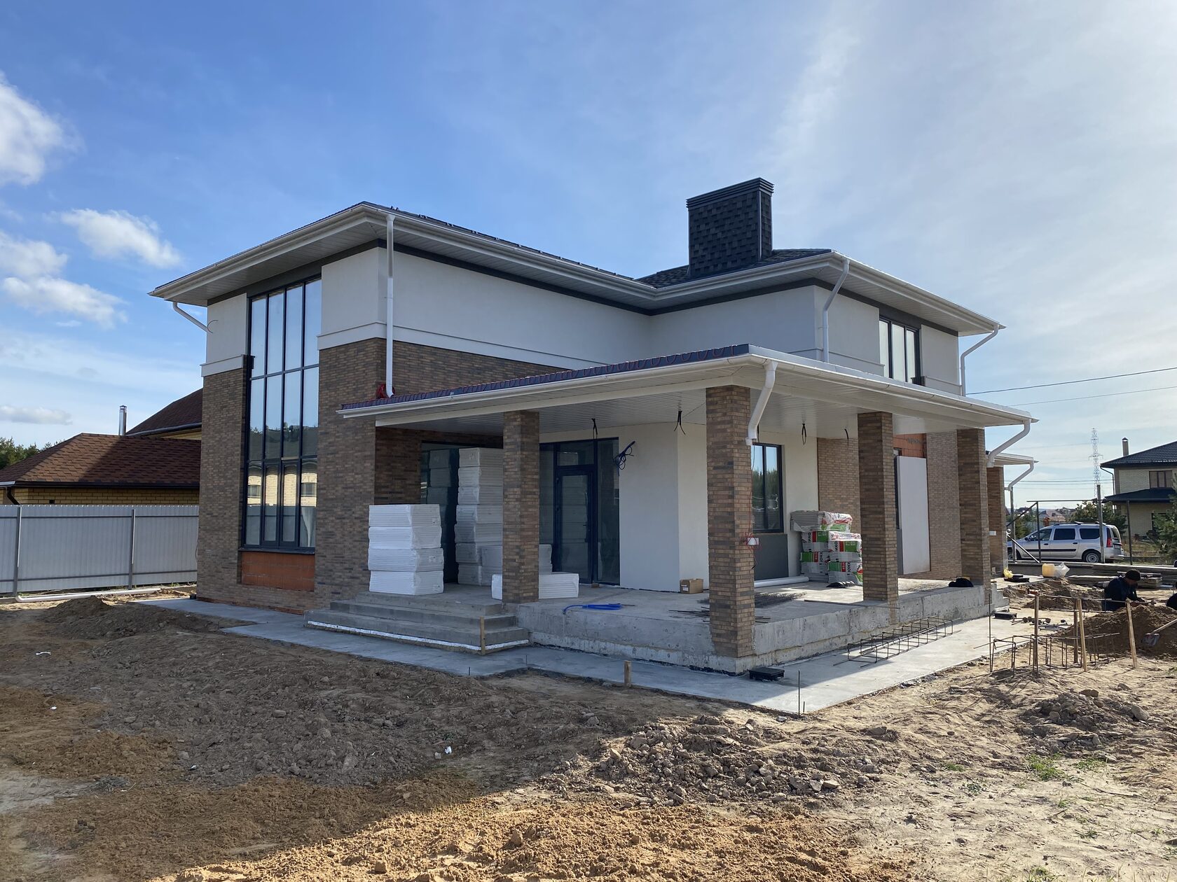 Электромонтаж частного дома 200 м2, г. Казань,п. Песчаные Ковали