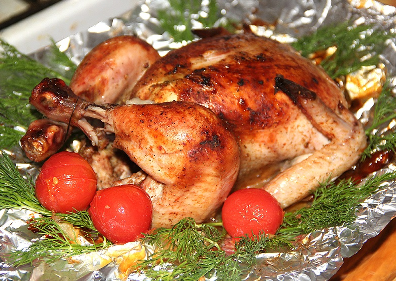 Курица в духовке на праздничный стол