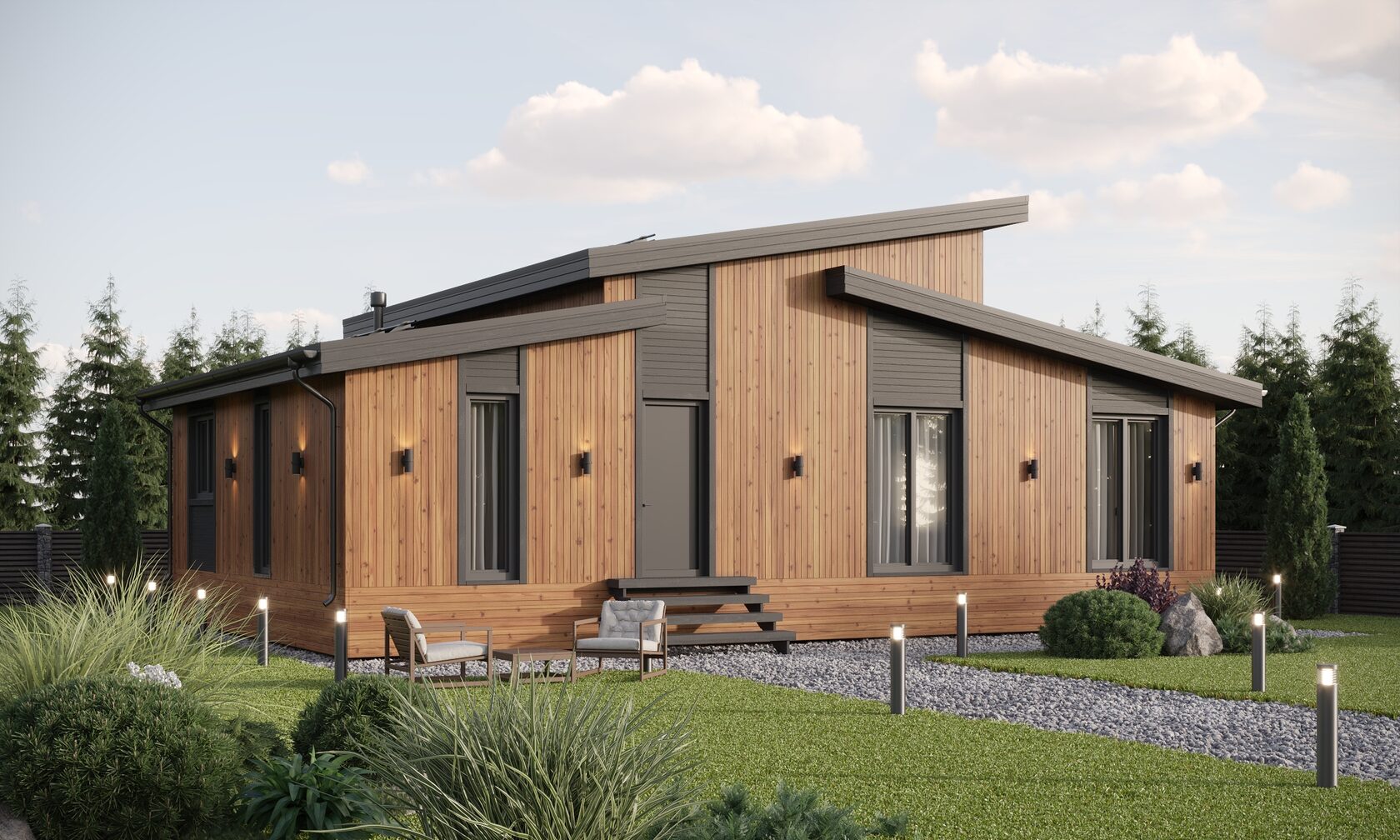 ЛОТОС — проект дома PREFAB9