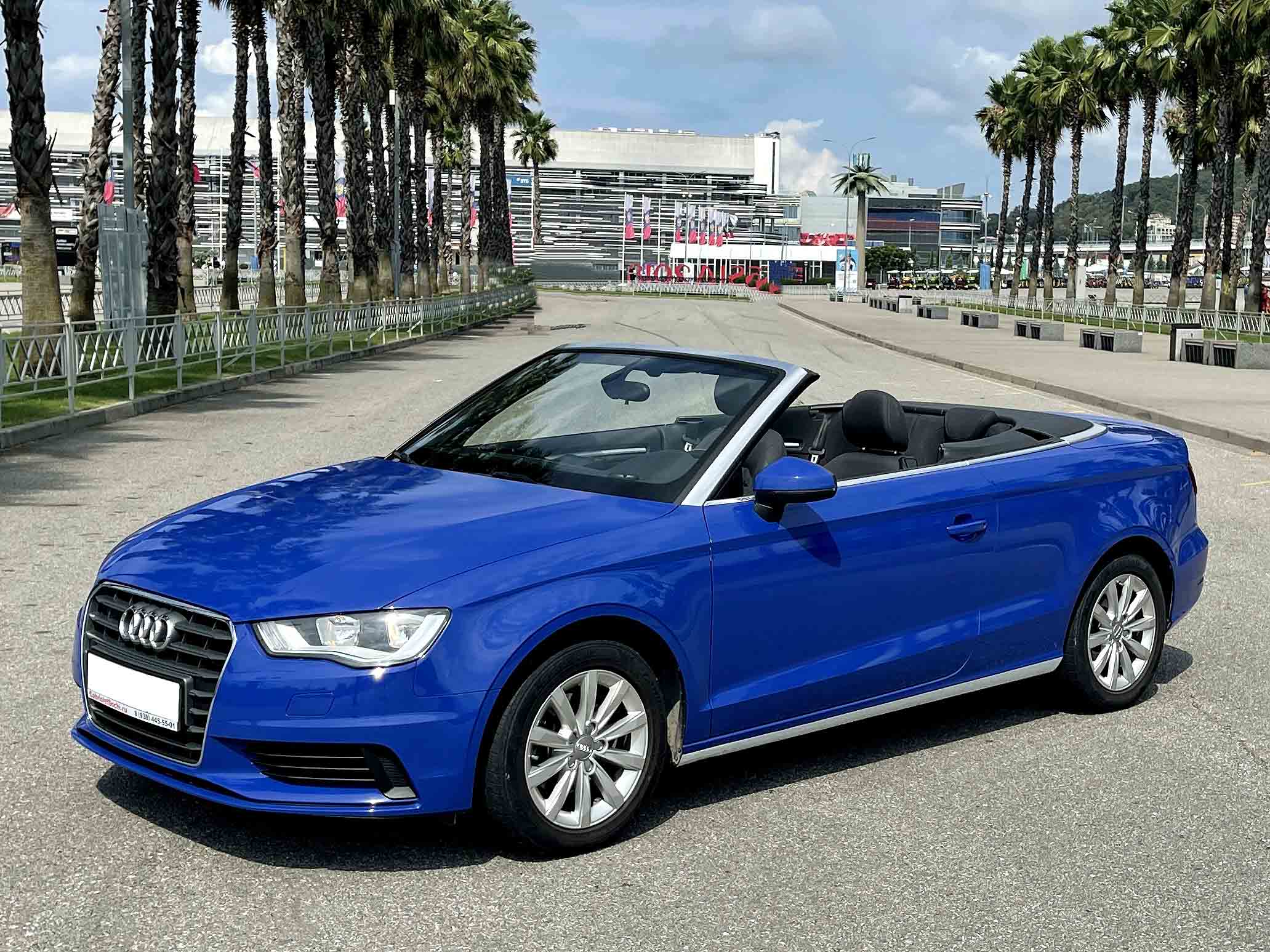 Audi Cabriolet Blue