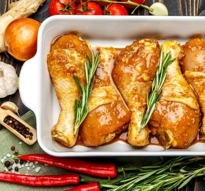 Блюда из куриных ножек (голеней) - рецепта