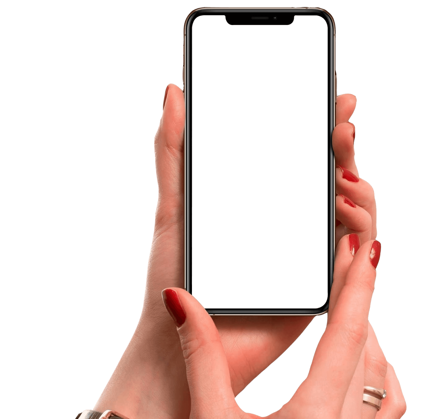 телефон в руке