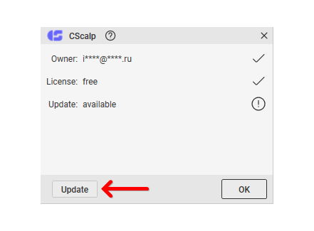 Updating CScalp button