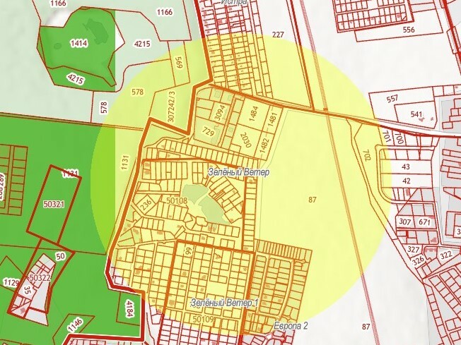 Карта зоуит московской области