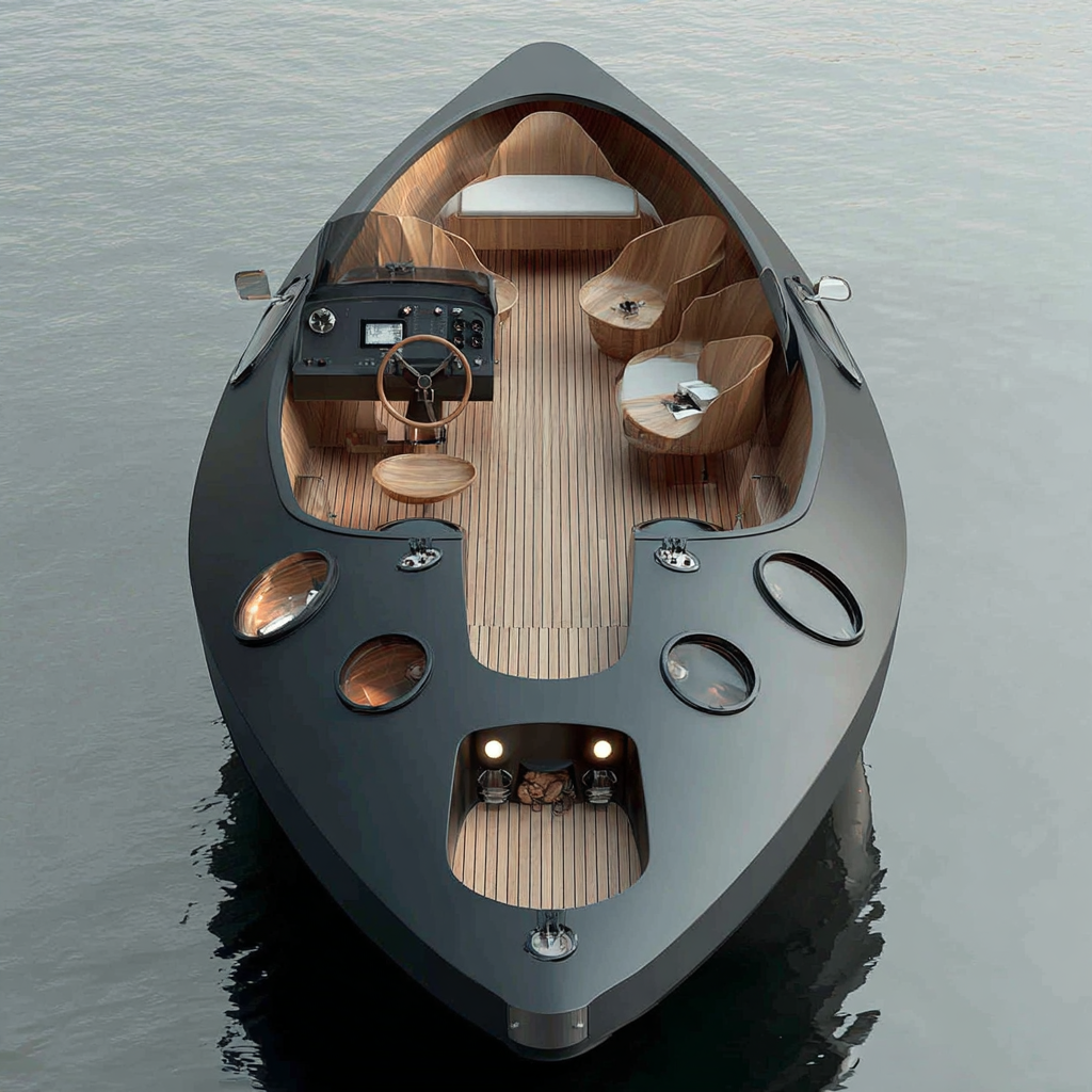 дизайнерский проект прогулочного катера
