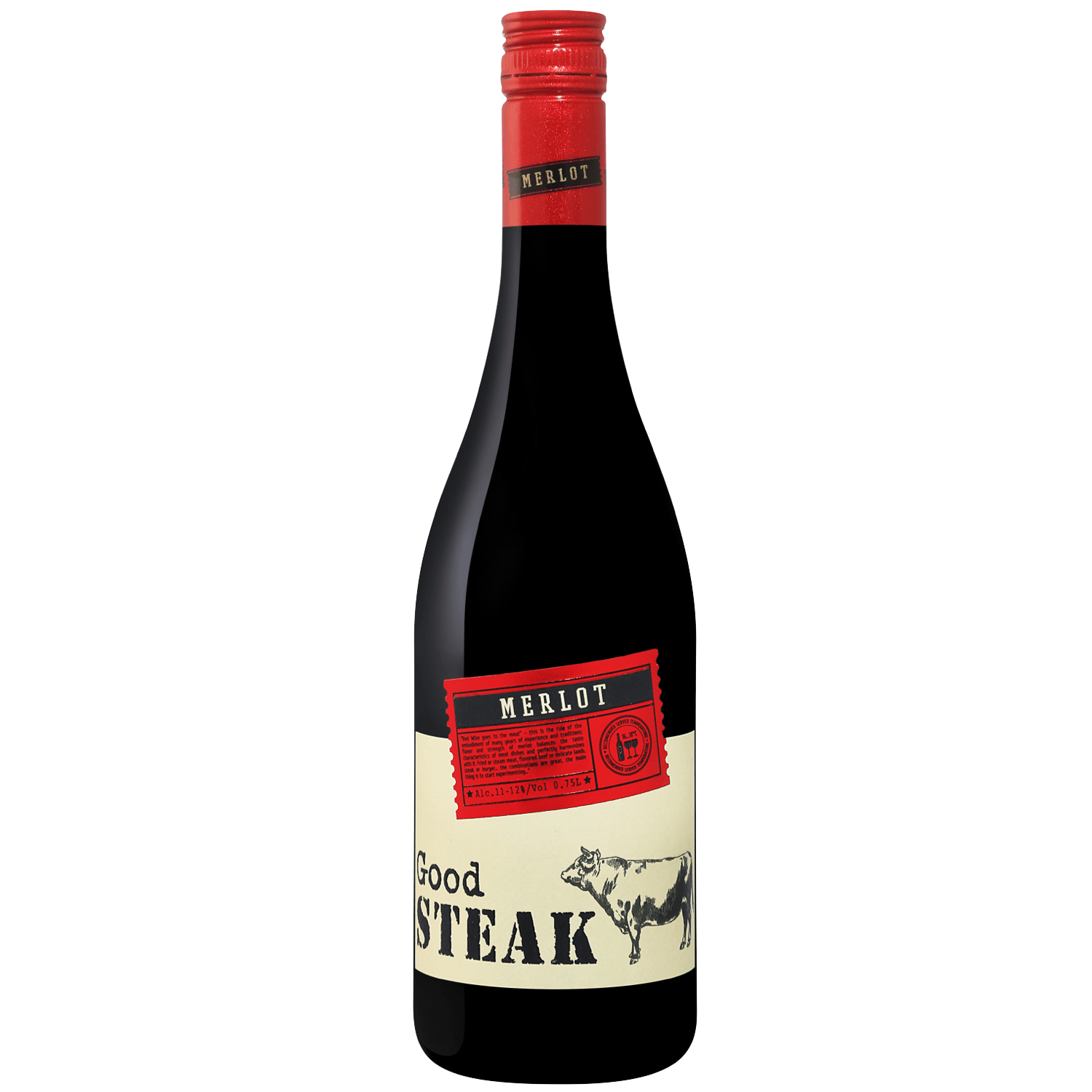Купить вино красное сухое Гуд Стейк Мерло Кубань ЗГУ завода Олимп