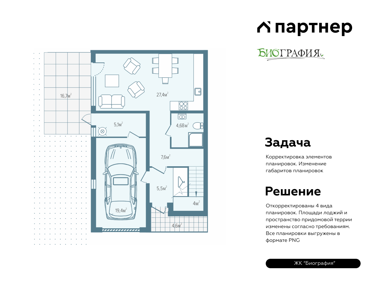 Отрисовка планировок квартир, планов этажей