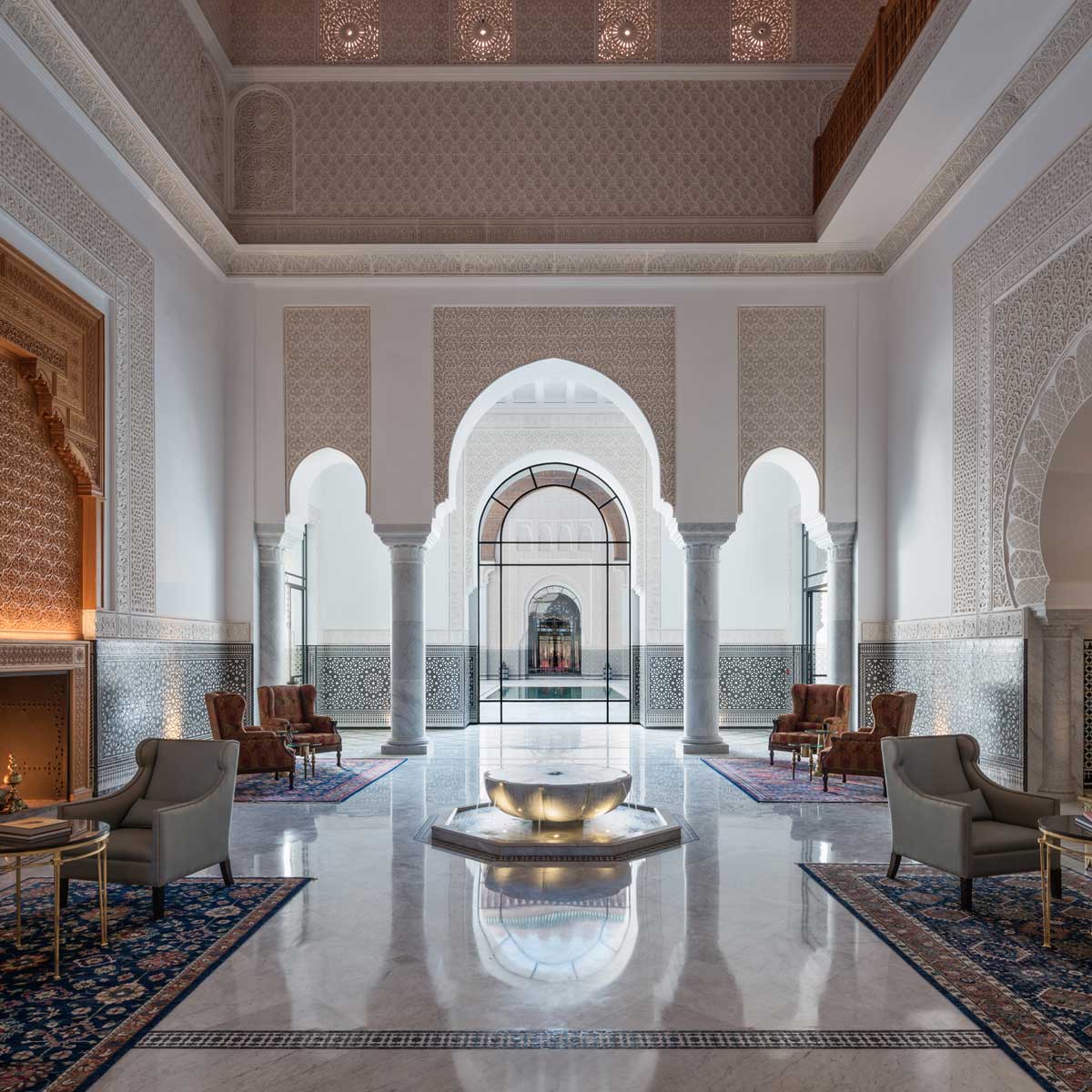 На фото: отель The Oberoi Marrakech в Марракеше, Марокко