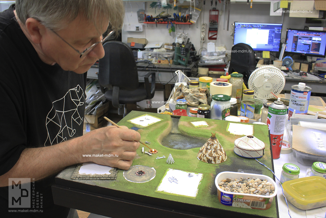 макет этнодеревни