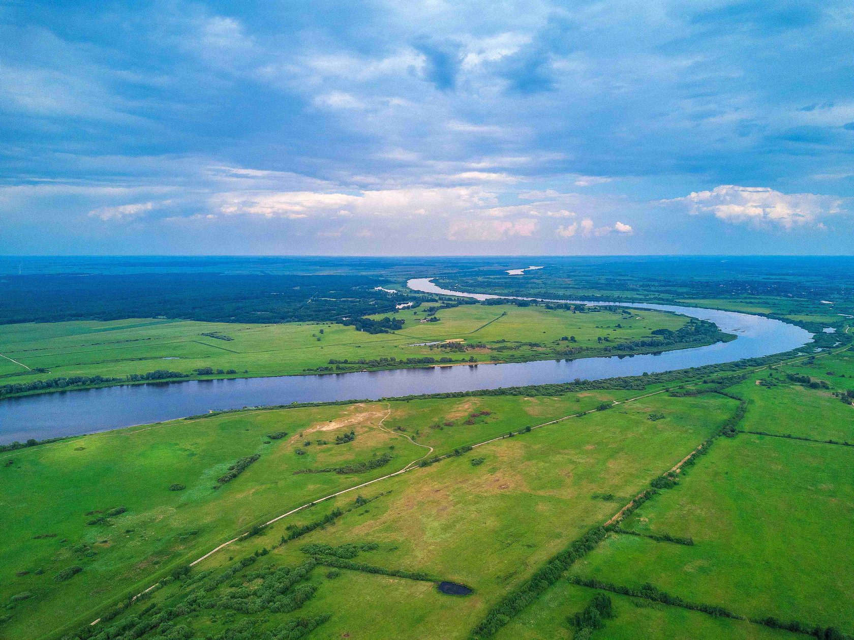Река Неман в Белоруссии