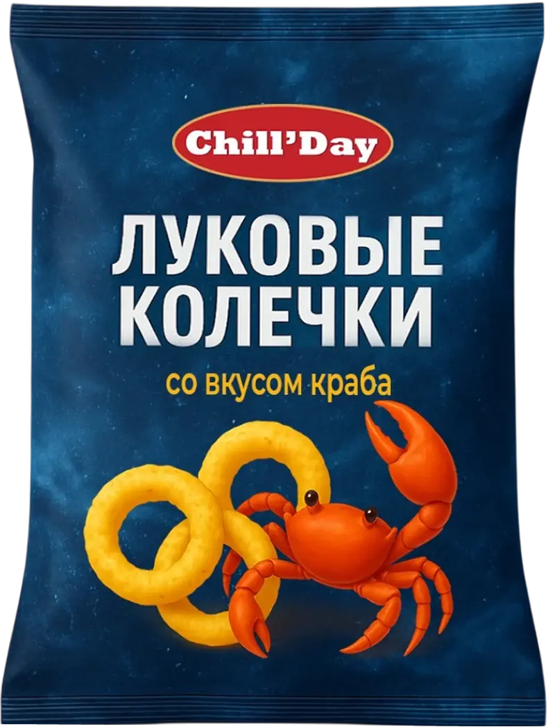 Упаковка луковых колец Chill’Day — краб