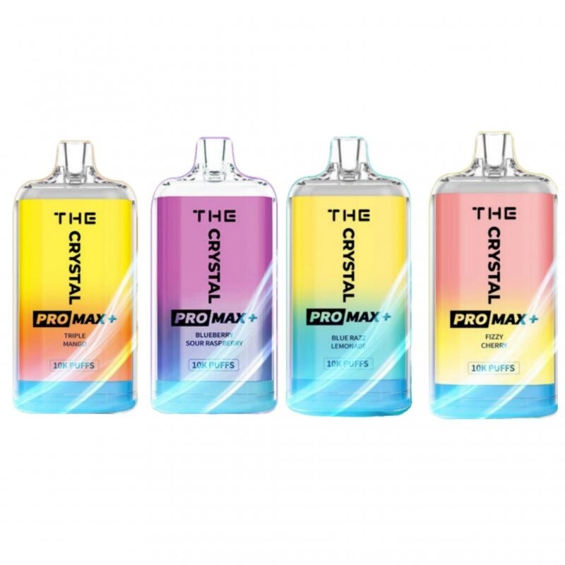 WGA Crystal Pro Max Plus 10000 Puffs (5% Nicotine) – 6 New Vape Flavors Available Online in Portugal at Hookah.pt