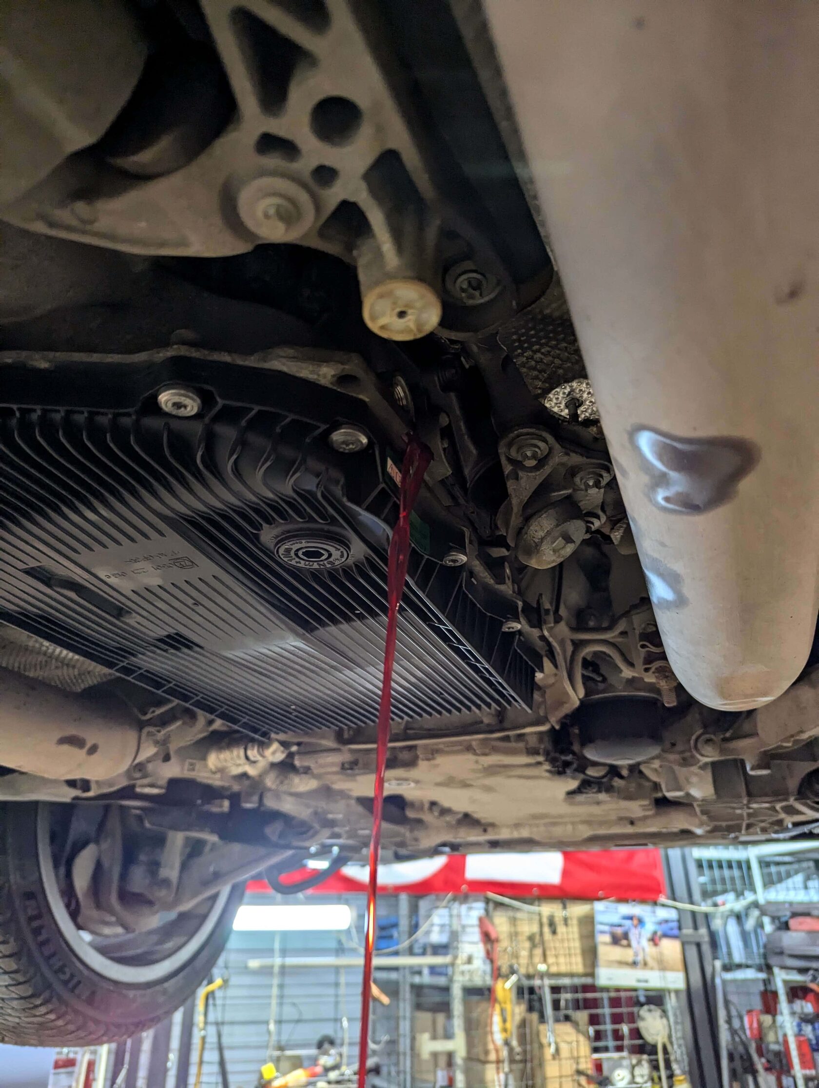 Выставление уровня масла при 35-45 градусах