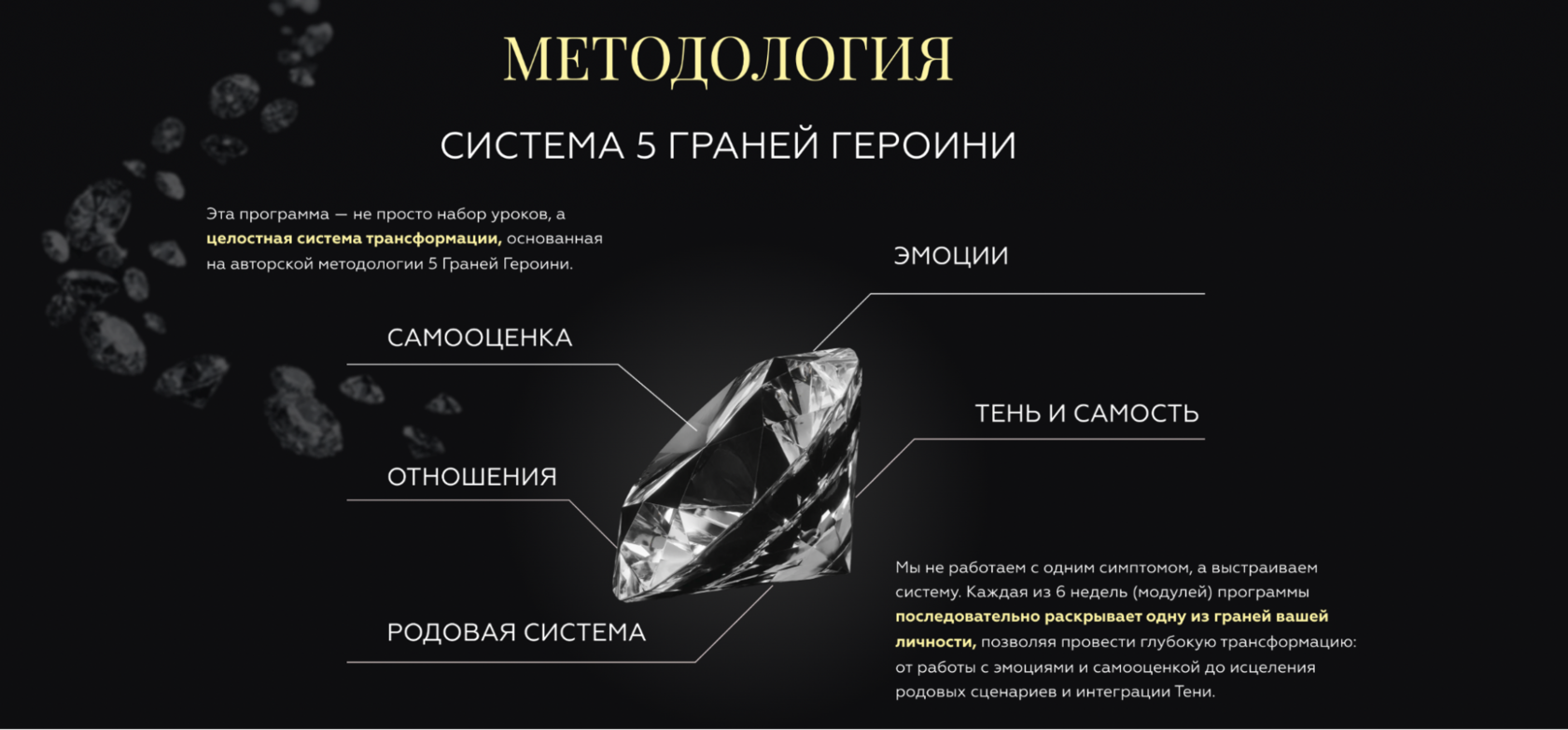 Методология: система 5 граней героини