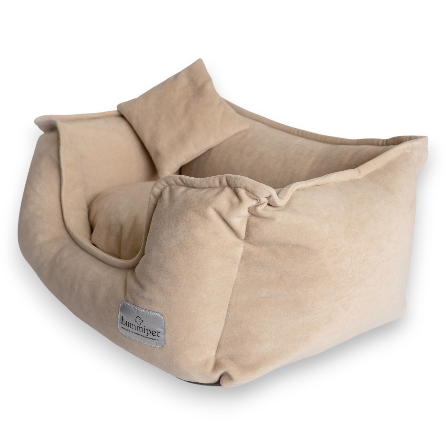 Лежанка бежевая