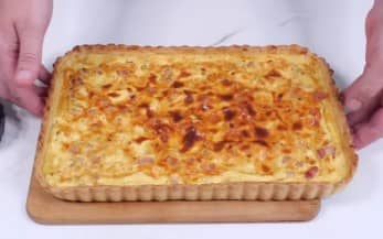 Приготовление пирога киш лорен: шаг 15