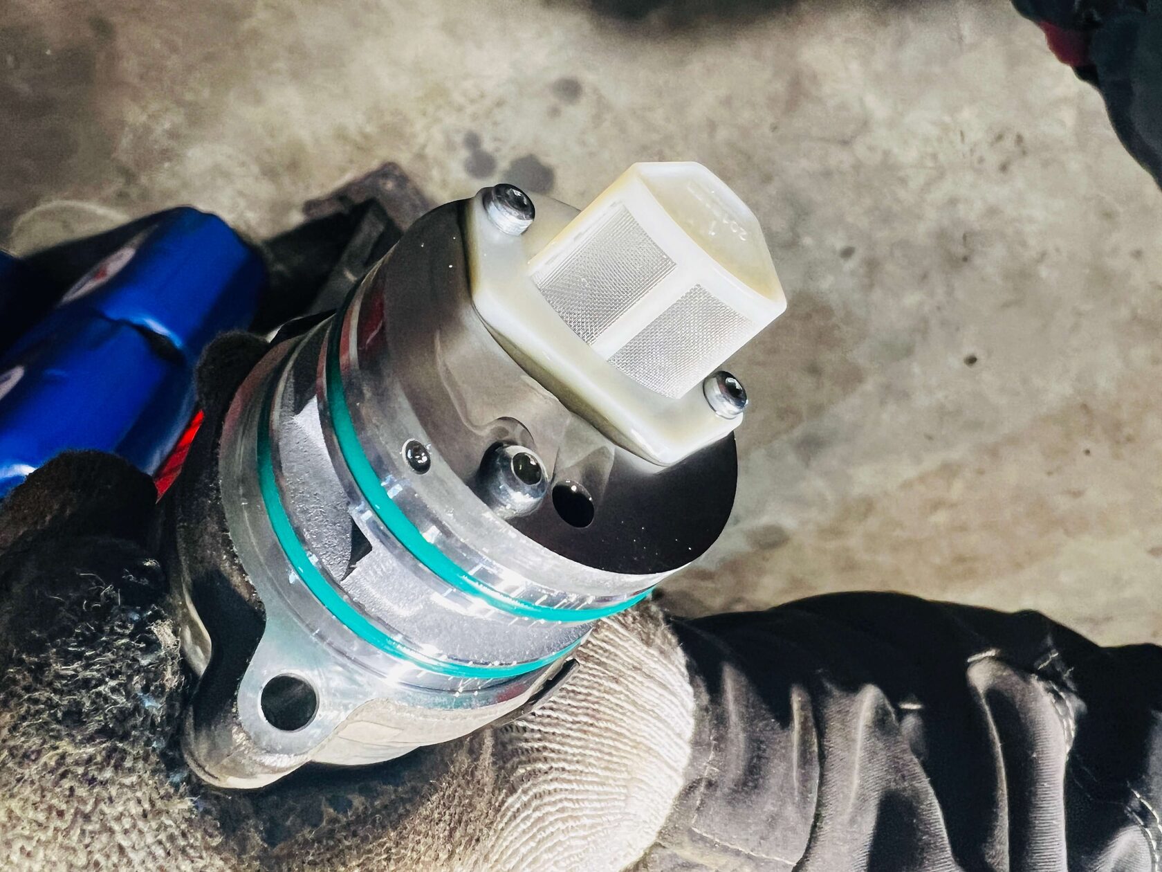 Чистый насос муфты Haldex после мойки