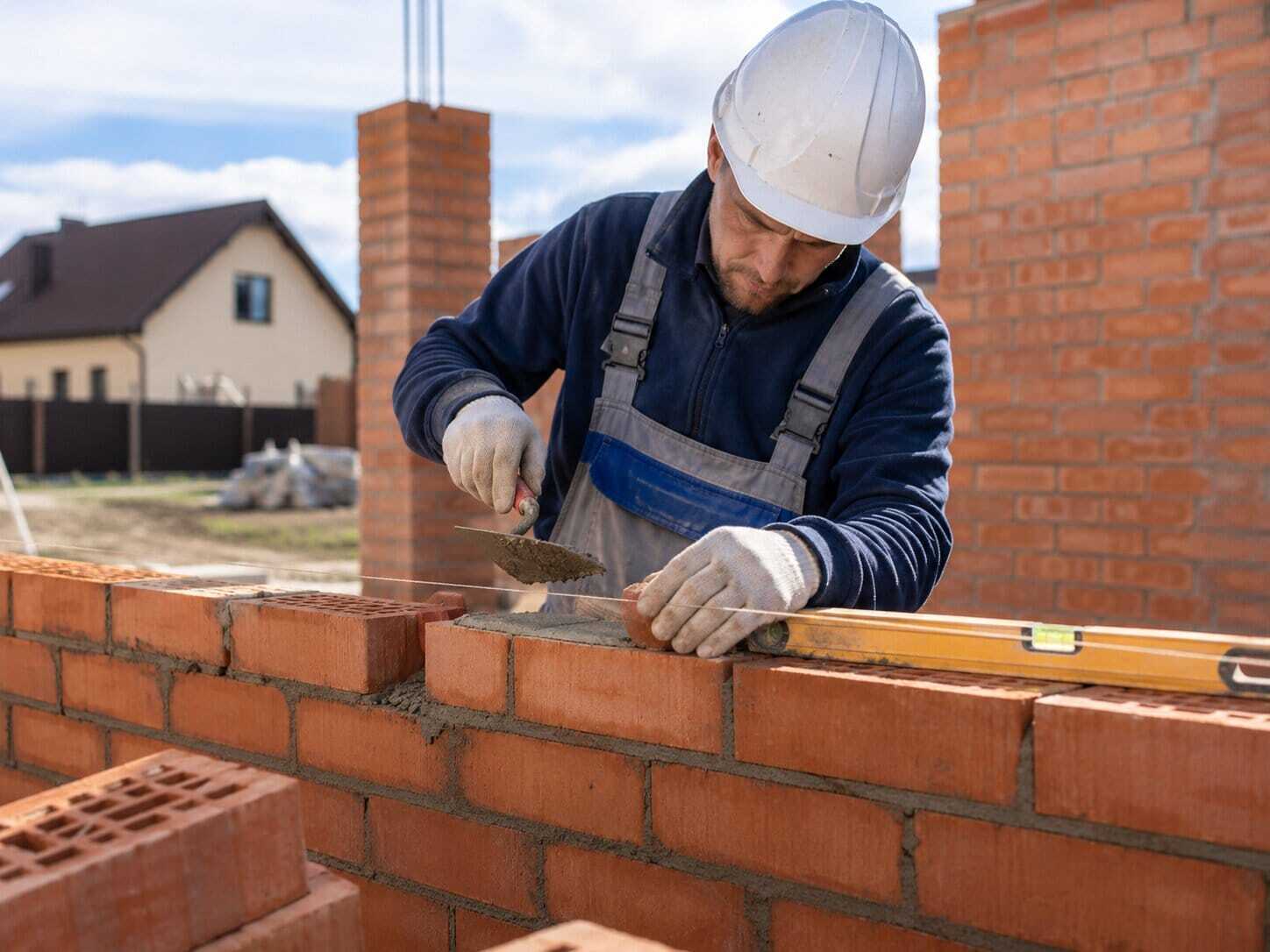 кладка кирпичных стен при строительстве дома