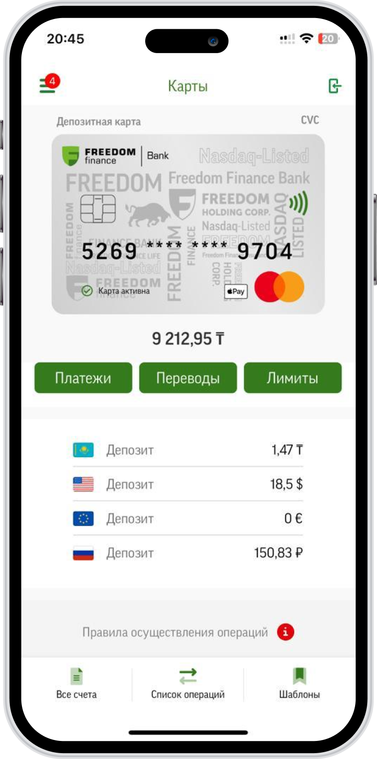 Оформление иностранных банковских карт