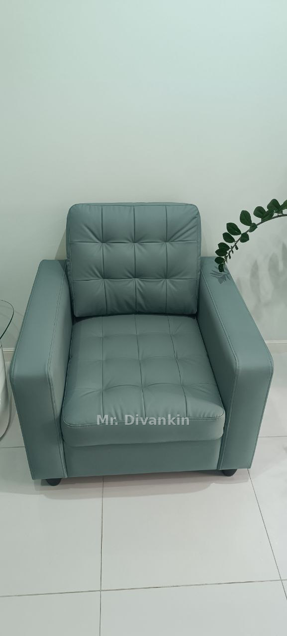 Диван и кресло: после перетяжки — Mr. Divankin