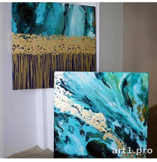 абстракция маслом