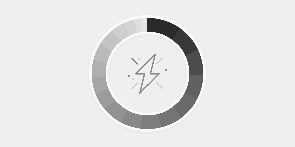 серая кольцевая диаграмма