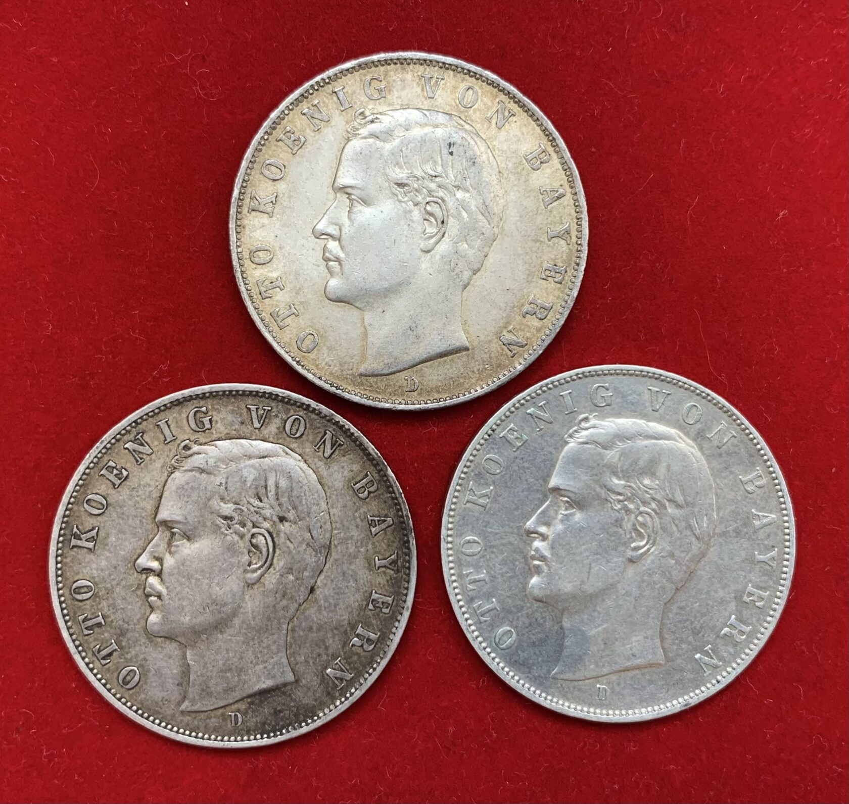 3 марки Отто Бавария